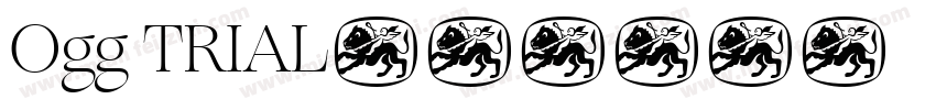 Ogg TRIAL字体转换